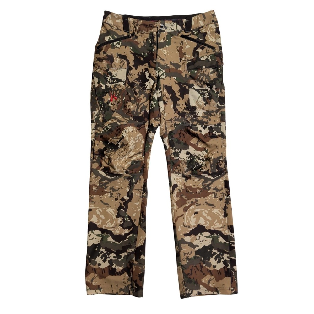 Killik Pants Mens 34x34 Veil Camo Hunting Stretch Adjustable Waist Zip Pockets